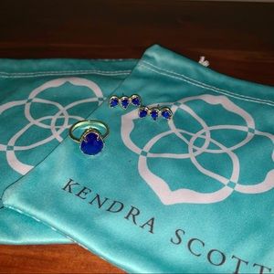 Kendra Scott Color Bar Ear Climbers and Ring Set